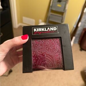 Kirkland Signature Burgundy Paisley Tie